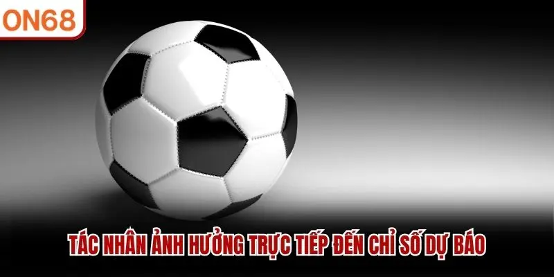 Tác nhân ảnh hưởng trực tiếp đến chỉ số dự báo